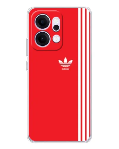 Чехол для OPPO Reno14 Pro с картинкой «Красный минимализм Adidas» Чехол для OPPO Reno14 Pro с картинкой «Красный минимализм Adidas»