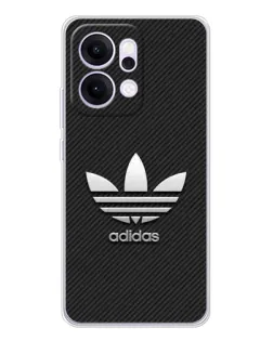 Чехол для OPPO Reno14 Pro с картинкой «Adidas Карбоновая текстура»