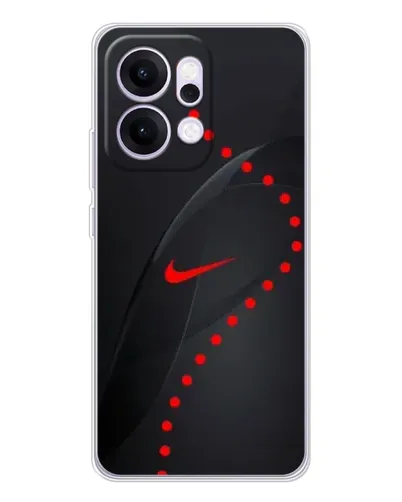 Чехол для OPPO Reno14 Pro с картинкой «Абстрактный дизайн Nike»