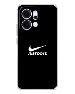 Чехол для OPPO Reno14 Pro с картинкой «Минимализм от Nike»