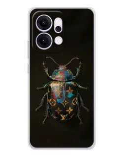 Чехол для OPPO Reno14 Pro с картинкой «LV — мраморный принт»
