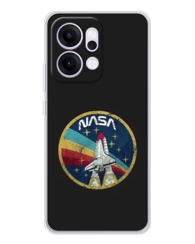 Чехол для OPPO Reno14 Pro с картинкой «NASA — эмблема миссии»