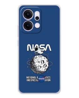 Чехол для OPPO Reno14 Pro с картинкой «NASA — лунная миссия»
