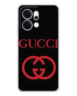 Чехол для OPPO Reno14 Pro с картинкой «Gucci — красный логотип»