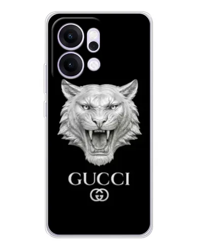 Чехол для OPPO Reno14 Pro с картинкой «Gucci — серебряный лев» Чехол для OPPO Reno14 Pro с картинкой «Gucci — серебряный лев»