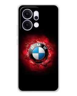 Чехол для OPPO Reno14 Pro с картинкой «Логотип BMW — вспышка»