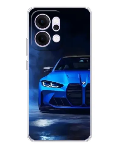 Чехол для OPPO Reno14 Pro с картинкой «Голубая BMW M4» Чехол для OPPO Reno14 Pro с картинкой «Голубая BMW M4»