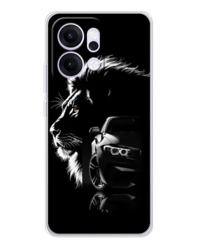 Чехол для OPPO Reno14 Pro с картинкой «BMW и лев» Чехол для OPPO Reno14 Pro с картинкой «BMW и лев»