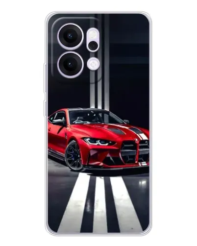 Чехол для OPPO Reno14 Pro с картинкой «Красная BMW на дороге» Чехол для OPPO Reno14 Pro с картинкой «Красная BMW на дороге»