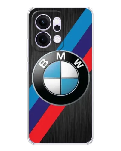 Чехол для OPPO Reno14 Pro с картинкой «BMW M-stripes стиль» Чехол для OPPO Reno14 Pro с картинкой «BMW M-stripes стиль»