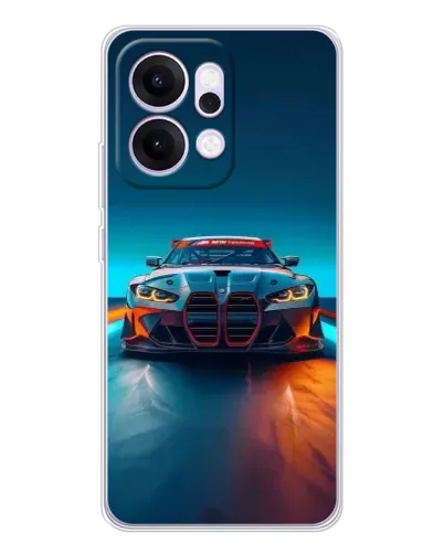 Чохол для OPPO Reno14 Pro з картинкою «BMW — вогні неону» Чохол для OPPO Reno14 Pro з картинкою «BMW — вогні неону»