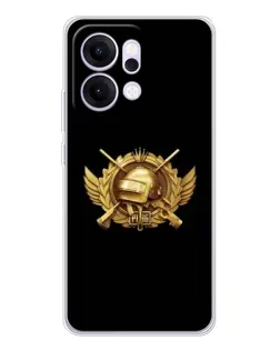 Чохол для OPPO Reno14 Pro з картинкою «PUBG — помаранчевий градієнт»