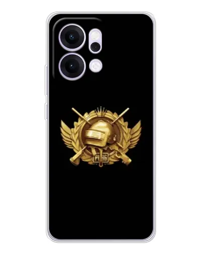 Чехол для OPPO Reno14 Pro с картинкой «PUBG — оранжевый градиент» Чехол для OPPO Reno14 Pro с картинкой «PUBG — оранжевый градиент»
