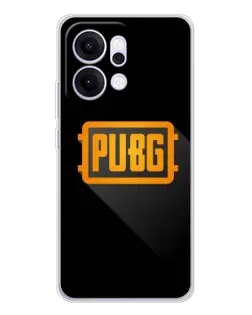Чехол для OPPO Reno14 Pro с картинкой «PUBG — рамка лого»