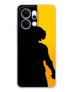 Чехол для OPPO Reno14 Pro с картинкой «Тень воина PUBG»
