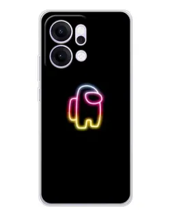 Чохол для OPPO Reno14 Pro з картинкою «Among Us градієнт»