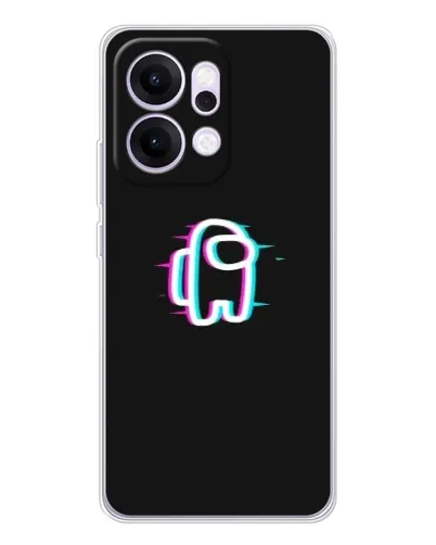 Чохол для OPPO Reno14 Pro з картинкою «Among Us неон» Чохол для OPPO Reno14 Pro з картинкою «Among Us неон»