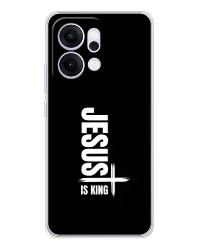 Чехол для OPPO Reno14 Pro с картинкой «Вертикаль веры Jesus»