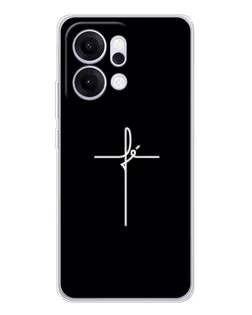 Чехол для OPPO Reno14 Pro с картинкой «Тонкий крест»