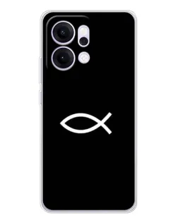 Чехол для OPPO Reno14 Pro с картинкой «Символ рыбы Jesus»