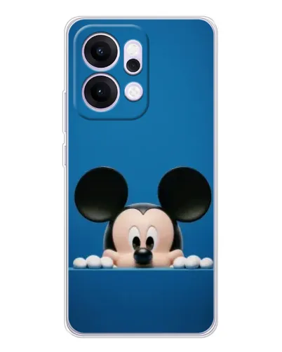 Чехол для OPPO Reno14 Pro с картинкой «Микки выглядывает»