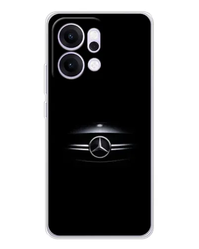 Чехол для OPPO Reno14 Pro с картинкой «Mercedes — абстрактные линии»