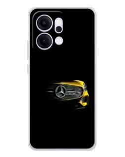 Чехол для OPPO Reno14 Pro с картинкой «Mercedes — ретро стиль»