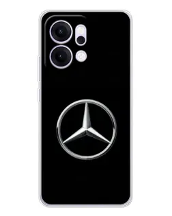 Чехол для OPPO Reno14 Pro с картинкой «Mercedes классический лого»