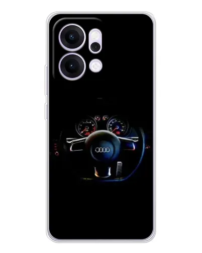 Чехол для OPPO Reno14 Pro с картинкой «Салон Audi — руль»