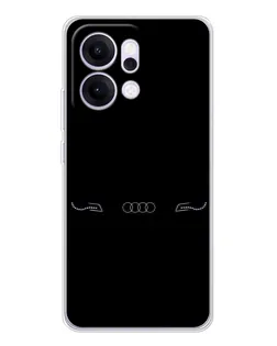 Чехол для OPPO Reno14 Pro с картинкой «Audi — световой подпись» Чехол для OPPO Reno14 Pro с картинкой «Audi — световой подпись»