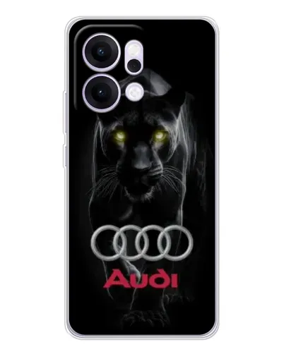 Чехол для OPPO Reno14 Pro с картинкой «Пантера и Audi»