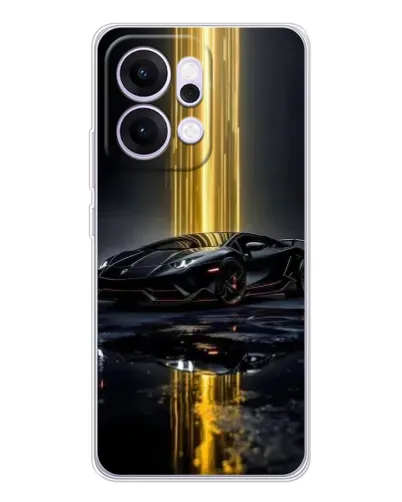 Чохол для OPPO Reno14 Pro з картинкою «Нічний Lamborghini драйв»
