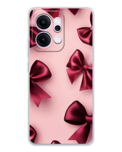 Чехол для OPPO Reno14 Pro с картинкой «Бордовый атлас» Чехол для OPPO Reno14 Pro с картинкой «Бордовый атлас»