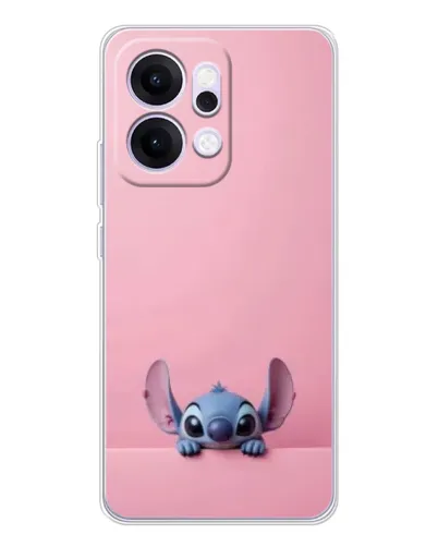 Чехол для OPPO Reno14 Pro с картинкой «Stitch выглядывает»