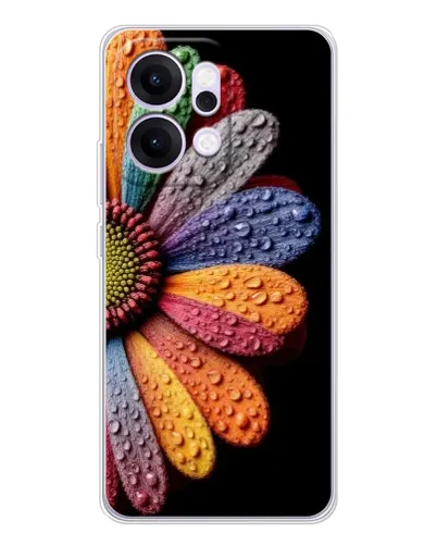 Чохол для OPPO Reno14 Pro з картинкою «Райдужна квітка» Чохол для OPPO Reno14 Pro з картинкою «Райдужна квітка»