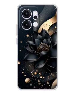 Чохол для OPPO Reno14 Pro з картинкою «Чорний лотос»