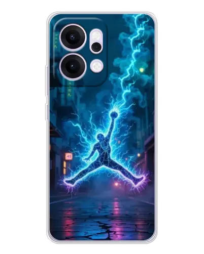 Чехол для OPPO Reno14 с картинкой «Jordan Gold Jumpman»