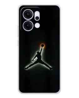 Чехол для OPPO Reno14 с картинкой «Jordan Gradient Logo» Чехол для OPPO Reno14 с картинкой «Jordan Gradient Logo»