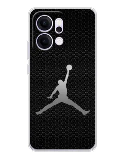 Чехол для OPPO Reno14 с картинкой «Jordan Dark Carbon»