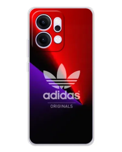 Чехол для OPPO Reno14 с картинкой «Adidas Red Neon»