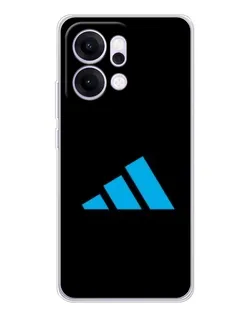 Чехол для OPPO Reno14 с картинкой «Adidas Cyan Logo»