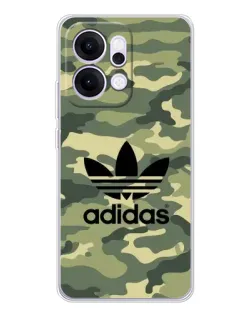 Чехол для OPPO Reno14 с картинкой «Милитари стиль Adidas»