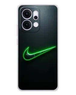 Чохол для OPPO Reno14 з картинкою «Неоновий контур Nike» Чохол для OPPO Reno14 з картинкою «Неоновий контур Nike»