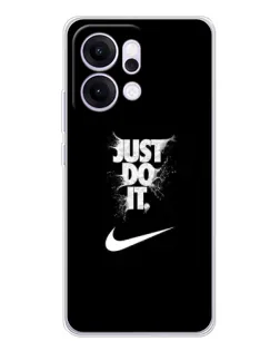 Чехол для OPPO Reno14 с картинкой «Текстовый принт Nike»
