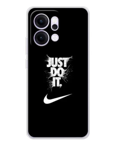 Чехол для OPPO Reno14 с картинкой «Текстовый принт Nike»