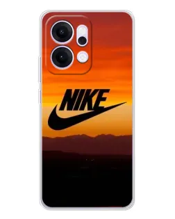 Чехол для OPPO Reno14 с картинкой «Nike — вечерний горизонт»