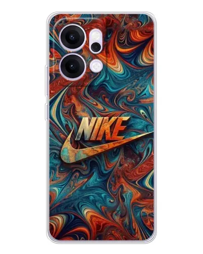 Чехол для OPPO Reno14 с картинкой «Nike в абстракции»