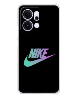 Чехол для OPPO Reno14 с картинкой «Nike — городская ночь»