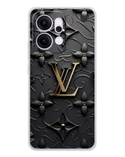 Чехол для OPPO Reno14 с картинкой «Кожаная текстура LV»