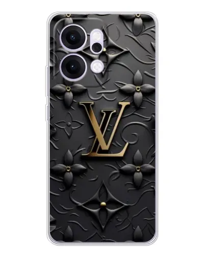 Чехол для OPPO Reno14 с картинкой «Кожаная текстура LV»